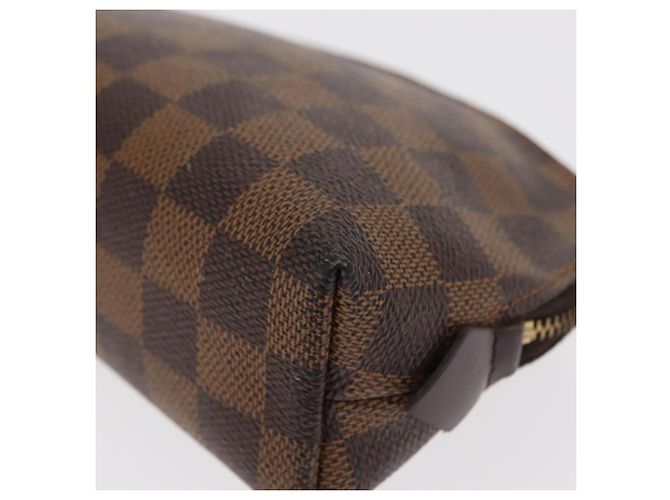 LOUIS VUITTON Pochette Cosmetica PM Damier Ebene N47516 Auth LV 155421 - vista 14