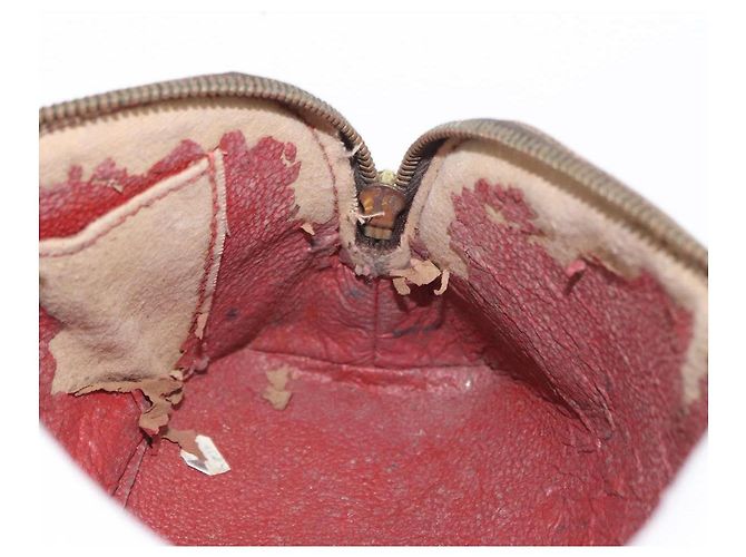 LOUIS VUITTON Pochette Cosmetica PM Damier Ebene N47516 Auth LV 155421 - vista 17