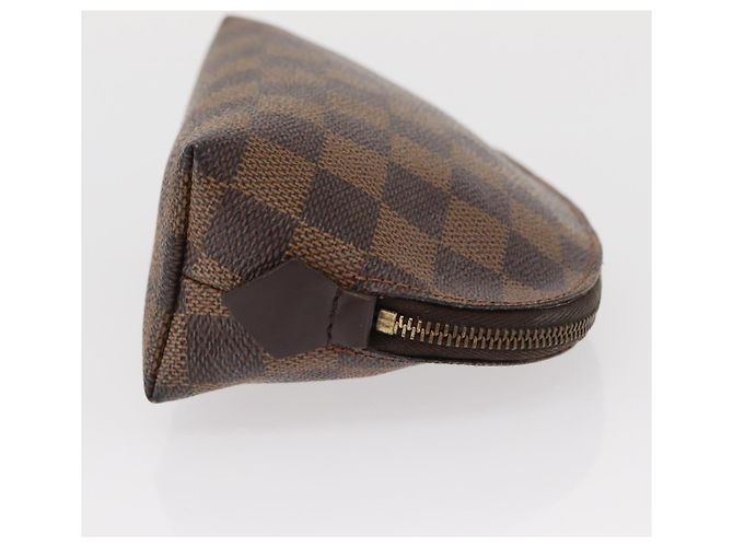 LOUIS VUITTON Pochette Cosmetica PM Damier Ebene N47516 Auth LV 155421 - vista 3