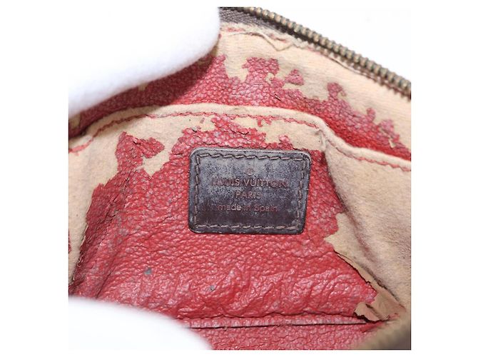LOUIS VUITTON Pochette Cosmetica PM Damier Ebene N47516 Auth LV 155421 - vista 9