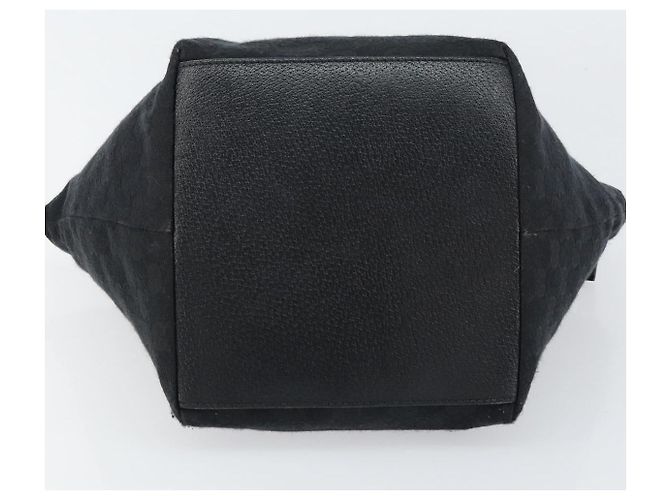 Borsa Gucci GG Canvas Web Sherry Line Nera Rossa Verde Auth 156833 Nero Rosso - vista 9