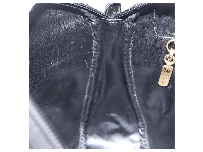 Vala Schultertasche Emaille Schwarz Gold Salvatore Ferragamo Auth gh815 Golden - Ansicht 19