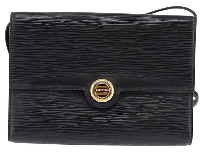 LOUIS VUITTON Epi Pochette Arche Borsa a Spalla Nera M52572 LV Auth 144945 Nero - vista 13