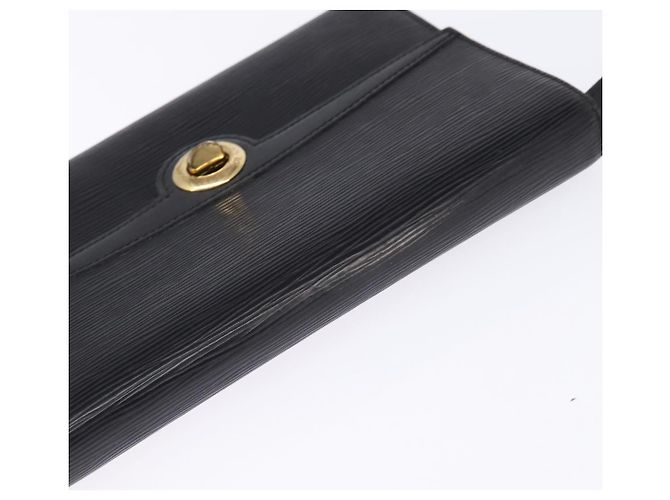 LOUIS VUITTON Epi Pochette Arche Borsa a Spalla Nera M52572 LV Auth 144945 Nero - vista 6