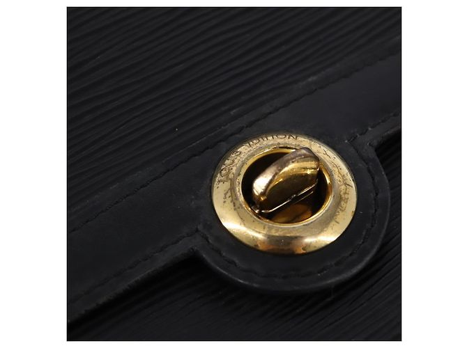 LOUIS VUITTON Epi Pochette Arche Borsa a Spalla Nera M52572 LV Auth 144945 Nero - vista 8