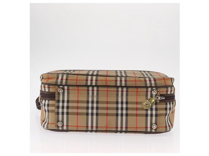 Autre Marque Borsa da viaggio Burberrys Nova Check in tela 2 vie beige Auth ka657 - vista 12