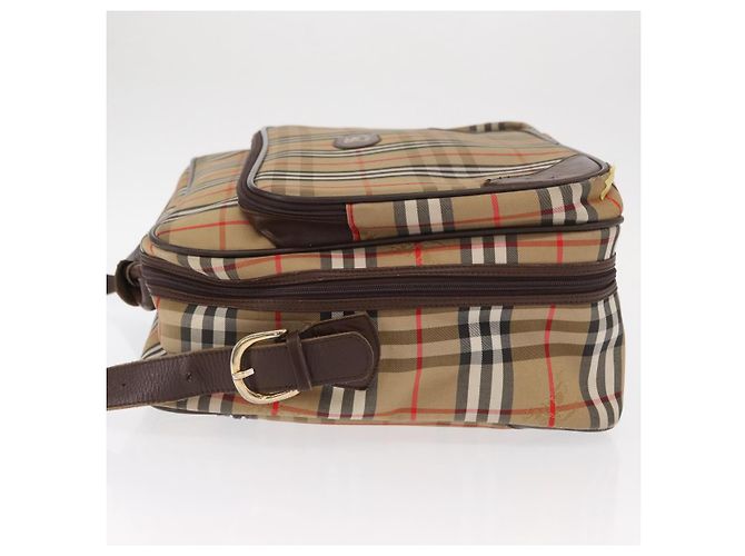 Autre Marque Borsa da viaggio Burberrys Nova Check in tela 2 vie beige Auth ka657 - vista 5