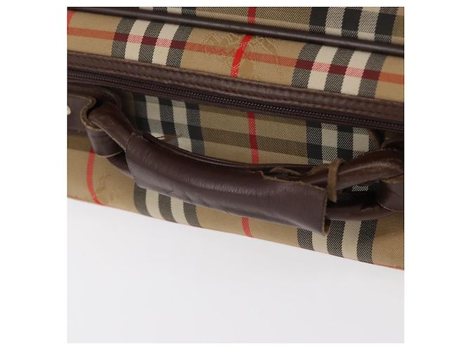 Autre Marque Borsa da viaggio Burberrys Nova Check in tela 2 vie beige Auth ka657 - vista 7