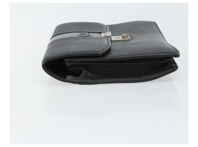 Autre Marque Borsa a mano in pelle nera Burberrys Auth ka790 Nero - vista 5