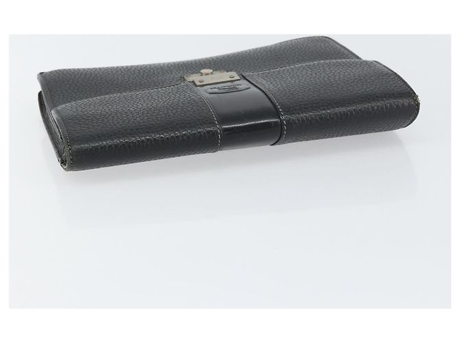 Autre Marque Borsa a mano in pelle nera Burberrys Auth ka790 Nero - vista 6