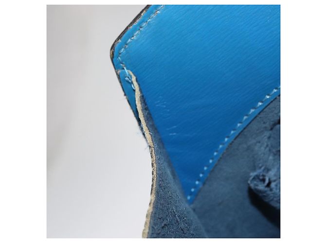 LOUIS VUITTON Bolsa de Ombro Epi Cluny Azul M52255 LV Auth 155917 - vista 12