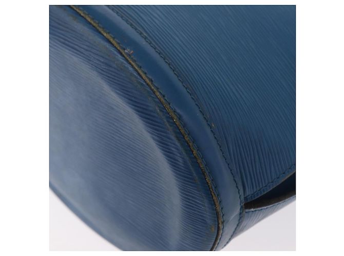 LOUIS VUITTON Bolsa de Ombro Epi Cluny Azul M52255 LV Auth 155917 - vista 17