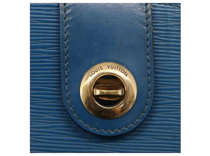 LOUIS VUITTON Bolsa de Ombro Epi Cluny Azul M52255 LV Auth 155917 - vista 18