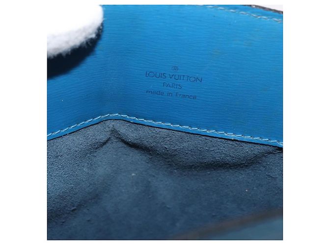 LOUIS VUITTON Bolsa de Ombro Epi Cluny Azul M52255 LV Auth 155917 - vista 19
