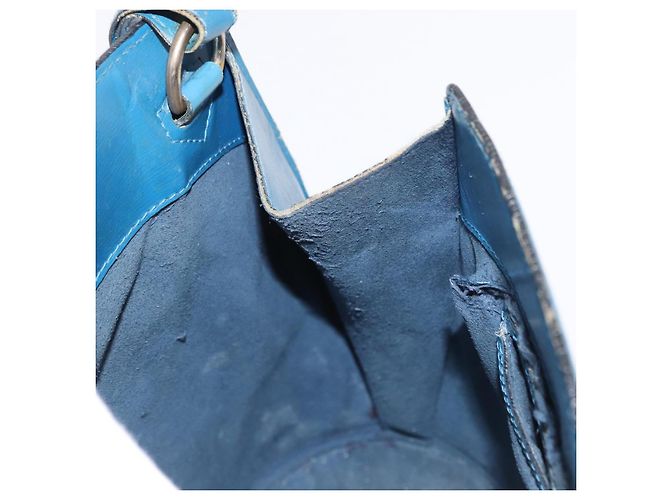 LOUIS VUITTON Bolsa de Ombro Epi Cluny Azul M52255 LV Auth 155917 - vista 20