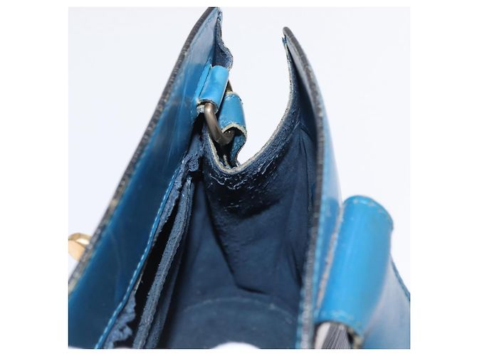 LOUIS VUITTON Bolsa de Ombro Epi Cluny Azul M52255 LV Auth 155917 - vista 21