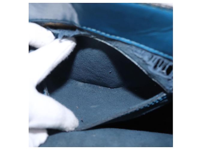 LOUIS VUITTON Bolsa de Ombro Epi Cluny Azul M52255 LV Auth 155917 - vista 22