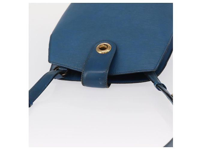 LOUIS VUITTON Bolsa de Ombro Epi Cluny Azul M52255 LV Auth 155917 - vista 6