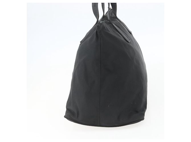 Prada Tote Bag aus schwarzem Nylon mit Silber authentisch 156932 - Ansicht 5