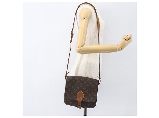 LOUIS VUITTON Borsa a Spalla Monogram Cartouchiere PM M51254 LV Auth ka690 Monogramma - vista 24