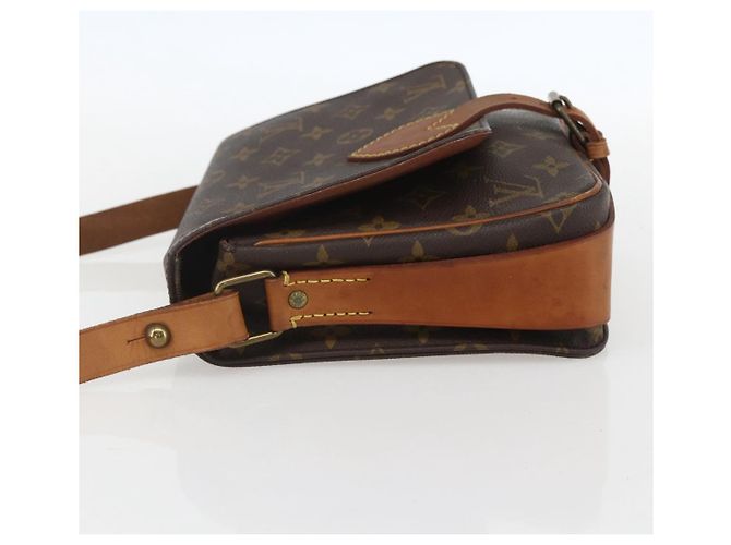 LOUIS VUITTON Borsa a Spalla Monogram Cartouchiere PM M51254 LV Auth ka690 Monogramma - vista 3