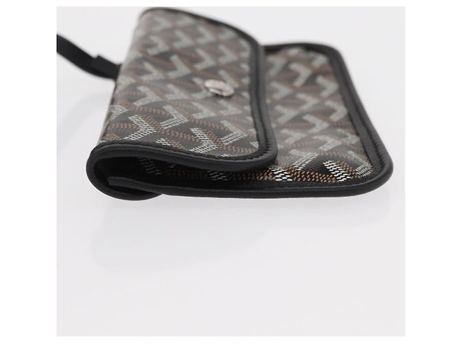 GOYARD Herringbone Saint Louis PM Tote Bag aus PVC Schwarz Auth BA9007SM - Ansicht 19