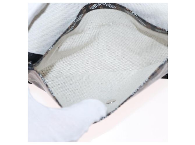 GOYARD Herringbone Saint Louis PM Tote Bag aus PVC Schwarz Auth BA9007SM - Ansicht 26