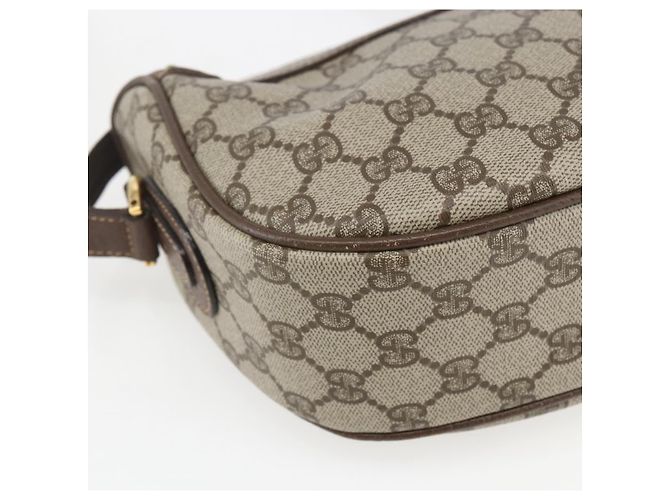 Borsa Sherry Line GG Supreme Web di GUCCI in PVC beige e oro 001 123 0918 Auth 155926 D'oro - Ansicht 13