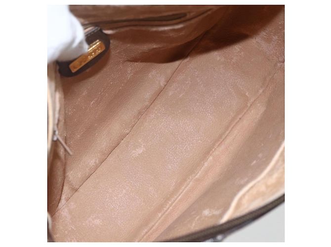 Borsa Sherry Line GG Supreme Web di GUCCI in PVC beige e oro 001 123 0918 Auth 155926 D'oro - Ansicht 18