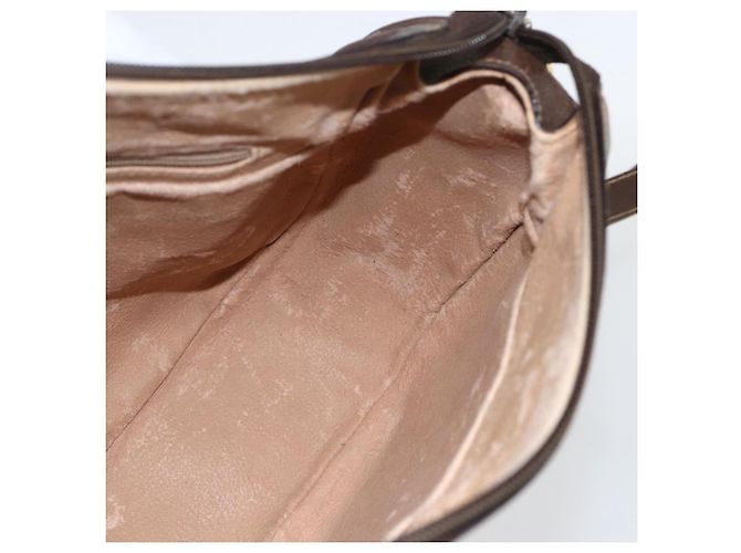 Borsa Sherry Line GG Supreme Web di GUCCI in PVC beige e oro 001 123 0918 Auth 155926 D'oro - Ansicht 19