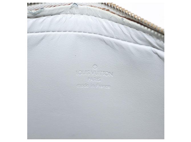 LOUIS VUITTON Bolsa de cintura Monogram Vernis Fulton Gris M91041 LV Auth 145461 - vista 10