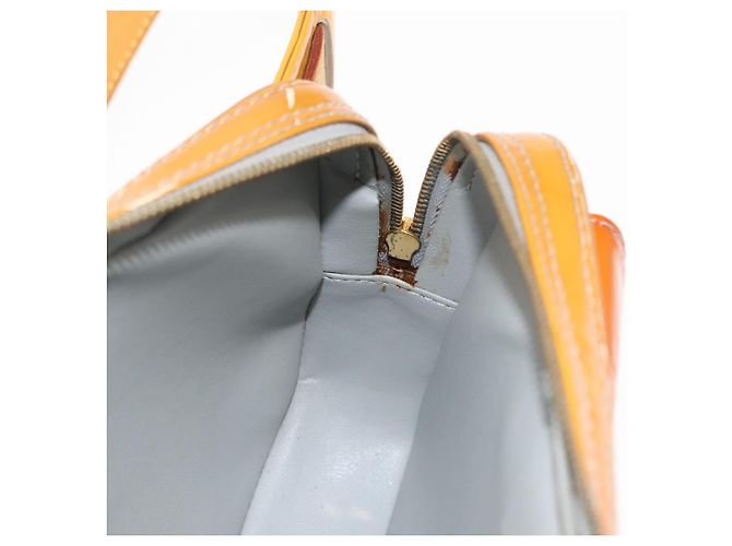 LOUIS VUITTON Bolsa de cintura Monogram Vernis Fulton Gris M91041 LV Auth 145461 - vista 19