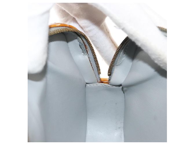 LOUIS VUITTON Bolsa de cintura Monogram Vernis Fulton Gris M91041 LV Auth 145461 - vista 20