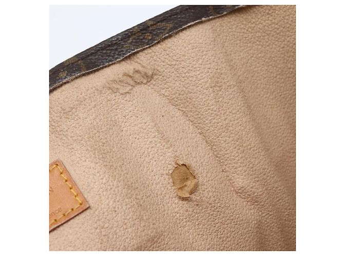 LOUIS VUITTON Borsa Sac Plat Monogram M51140 LV Auth 143558 Monogramma - vista 10