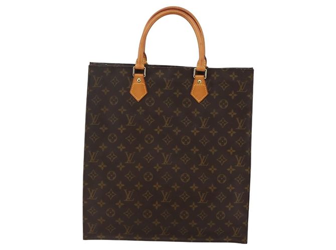 LOUIS VUITTON Borsa Sac Plat Monogram M51140 LV Auth 143558 Monogramma - vista 13