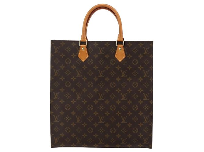 LOUIS VUITTON Borsa Sac Plat Monogram M51140 LV Auth 143558 Monogramma - vista 2
