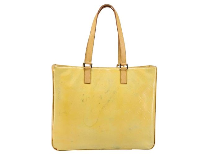 LOUIS VUITTON Monogram Vernis Columbus Tote Bag Grau M91028 LV Auth 145223 - Ansicht 13