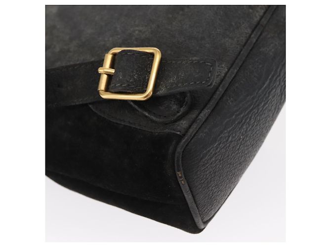 Zaino in Pelle Gucci Bamboo Nero Oro 003 2058 0030 Auth 156278 - vista 16