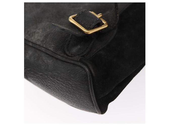 Zaino in Pelle Gucci Bamboo Nero Oro 003 2058 0030 Auth 156278 - vista 17