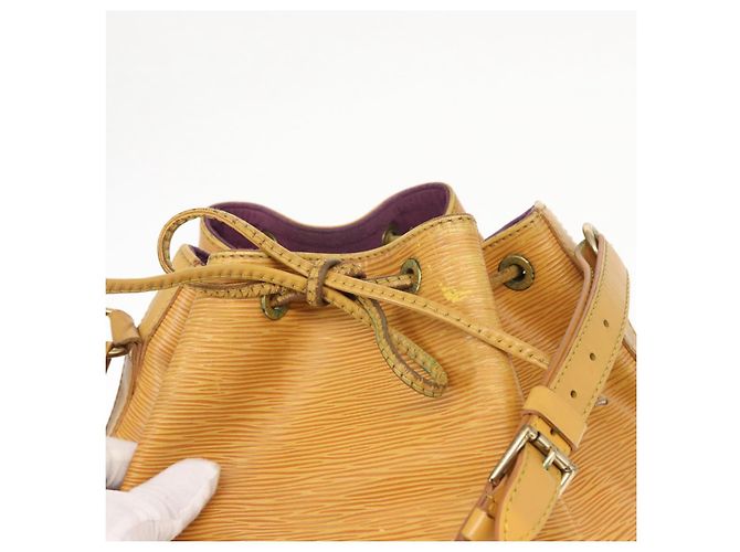 LOUIS VUITTON Borsa a Spalla Epi Noe Tassili Giallo M44009 LV Auth BA8586 - vista 18