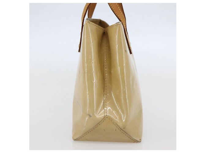 LOUIS VUITTON Borsa a Mano Monogram Vernis Reade PM Beige M91334 LV Auth 144987 - vista 4