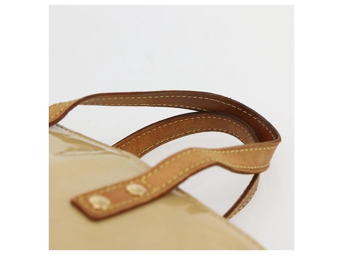 LOUIS VUITTON Borsa a Mano Monogram Vernis Reade PM Beige M91334 LV Auth 144987 - vista 8