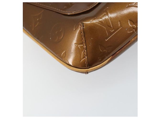 LOUIS VUITTON Borsa Thompson Street Monogram Vernis Bronzo M91124 LV Auth ka732 - vista 16