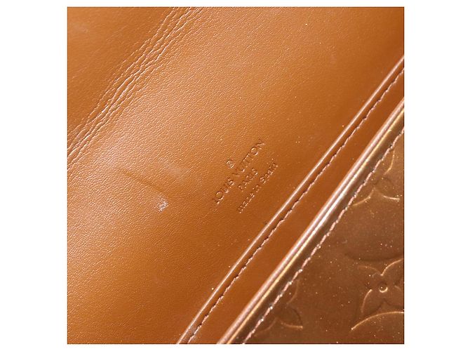 LOUIS VUITTON Borsa Thompson Street Monogram Vernis Bronzo M91124 LV Auth ka732 - vista 18