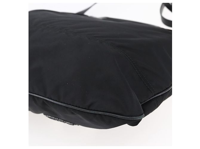 Borsa Vala in Nylon e Pelle Salvatore Ferragamo 2 in 1 Nero Argento Auth BA6809 - vista 14