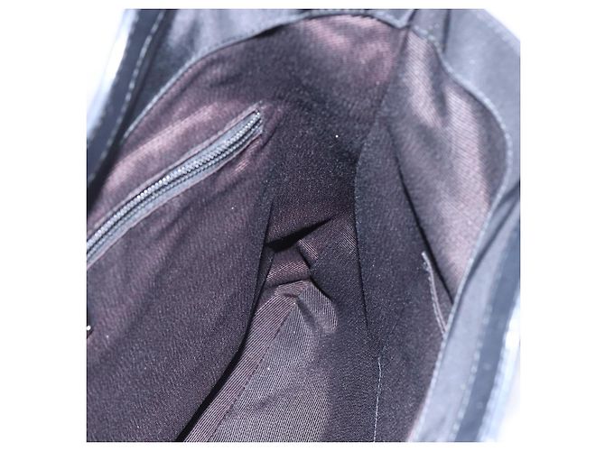 Borsa Vala in Nylon e Pelle Salvatore Ferragamo 2 in 1 Nero Argento Auth BA6809 - vista 19