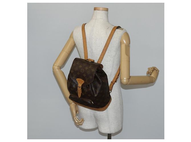 LOUIS VUITTON Zaino Monogram Montsouris MM M51136 LV Auth BA6279 Monogramma - vista 26