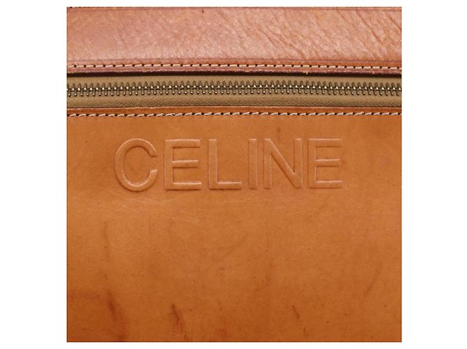 Céline CELINE Macadam Canvas Tote Bag aus PVC-Leder in Braun Auth ki6109 - Ansicht 15