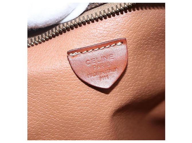 Céline CELINE Macadam Canvas Tote Bag aus PVC-Leder in Braun Auth ki6109 - Ansicht 16
