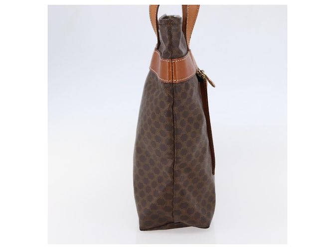Céline CELINE Macadam Canvas Tote Bag aus PVC-Leder in Braun Auth ki6109 - Ansicht 4